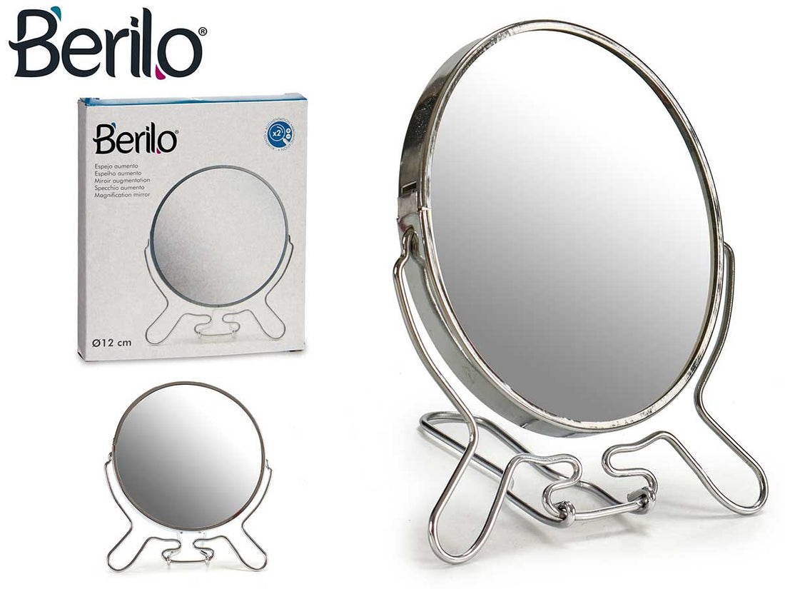 Magnifying Aluminium Mirror 12 cm