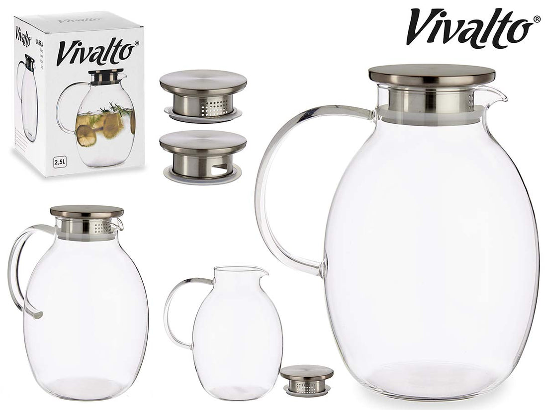 Jarra Vidro Borosilicato 2,5L