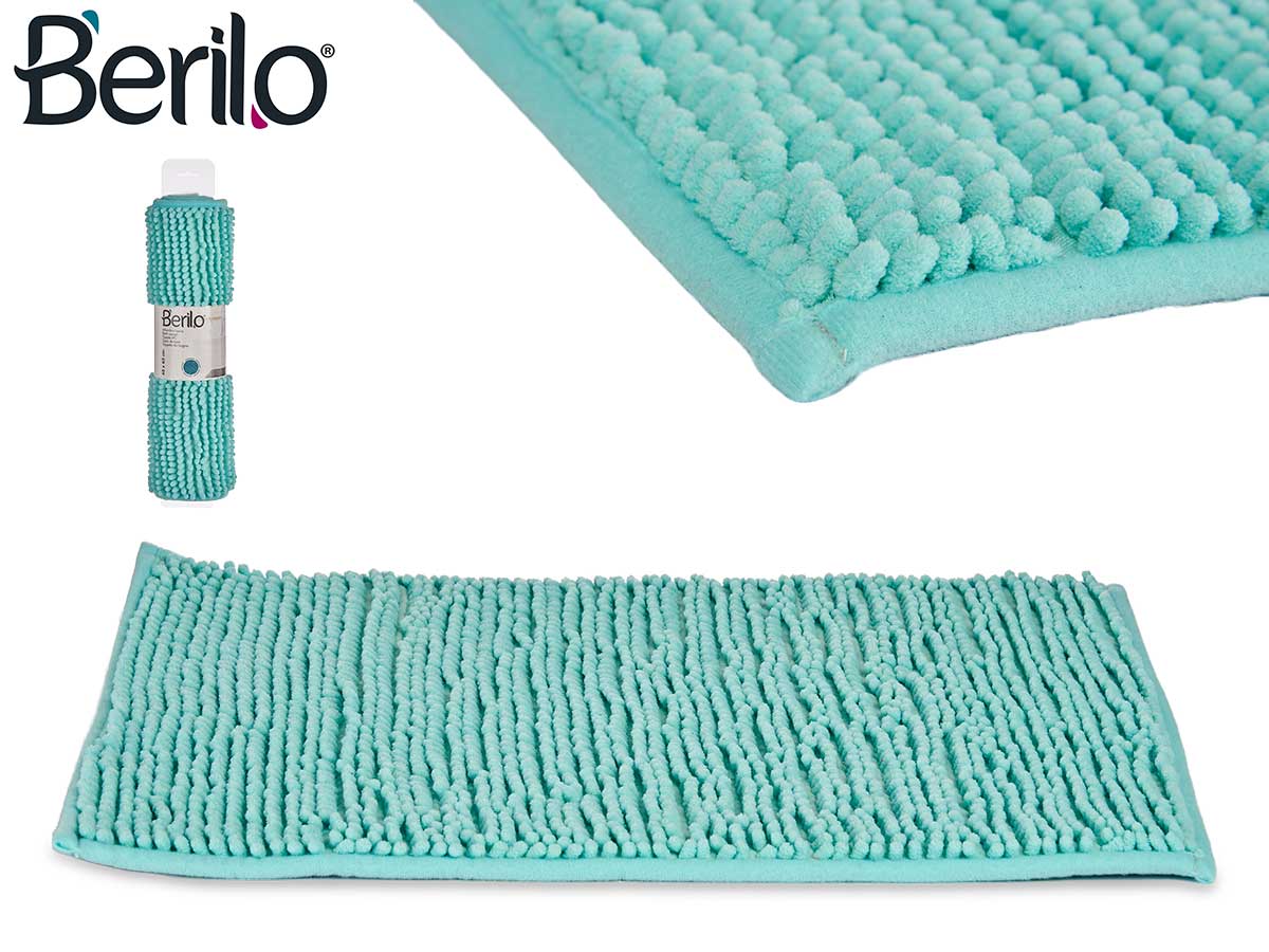 Jade Blue Bathroom Rug 40 x 60 cm