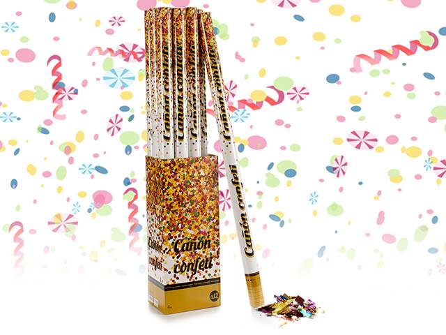 Party Popper Embalaje Dorado 80 cm