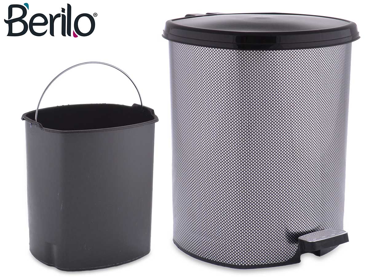 Space Grey Pedal Bin 6L