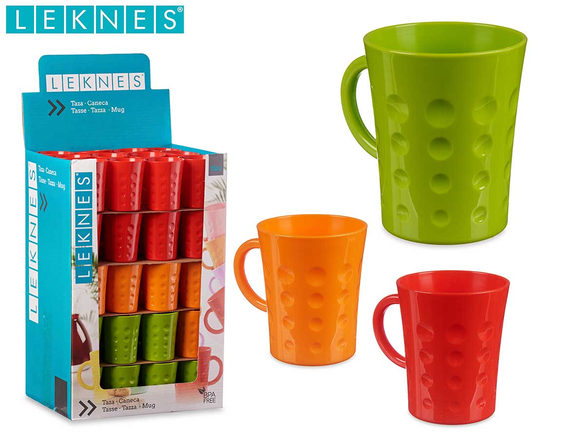 Plastic Cup L Assort 4 Strong Colours 300Ml