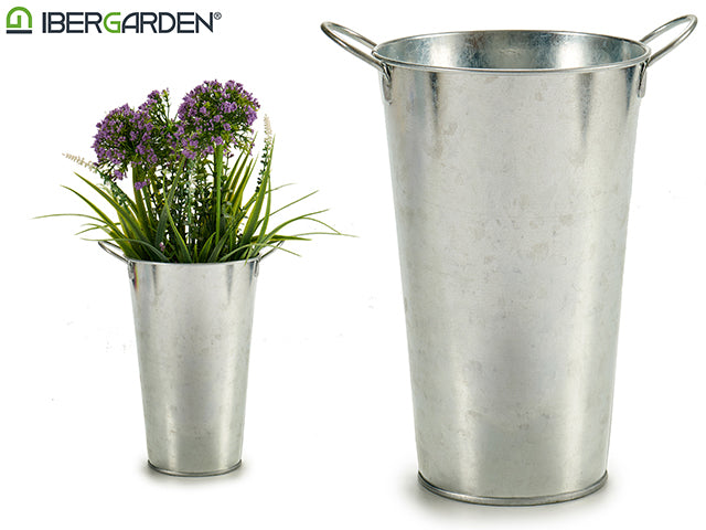 High Bucket With Handle Zinc