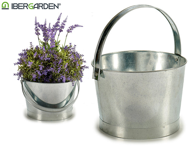 Bucket With Handle Zinc