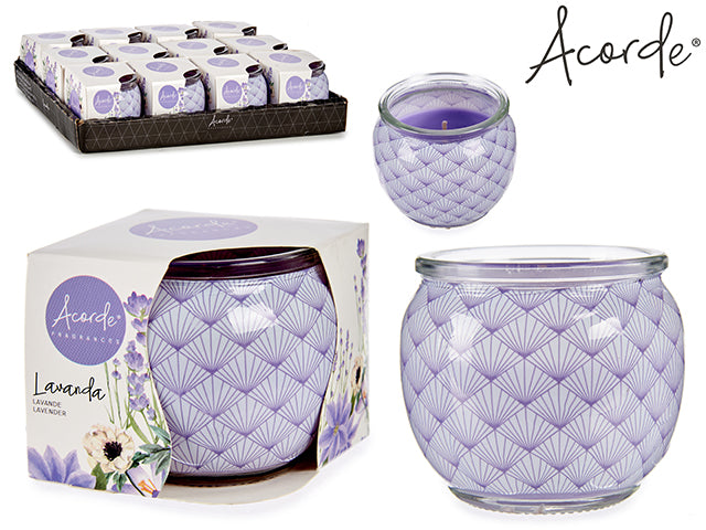 Vela Perfumada Lavanda Frasco 20h