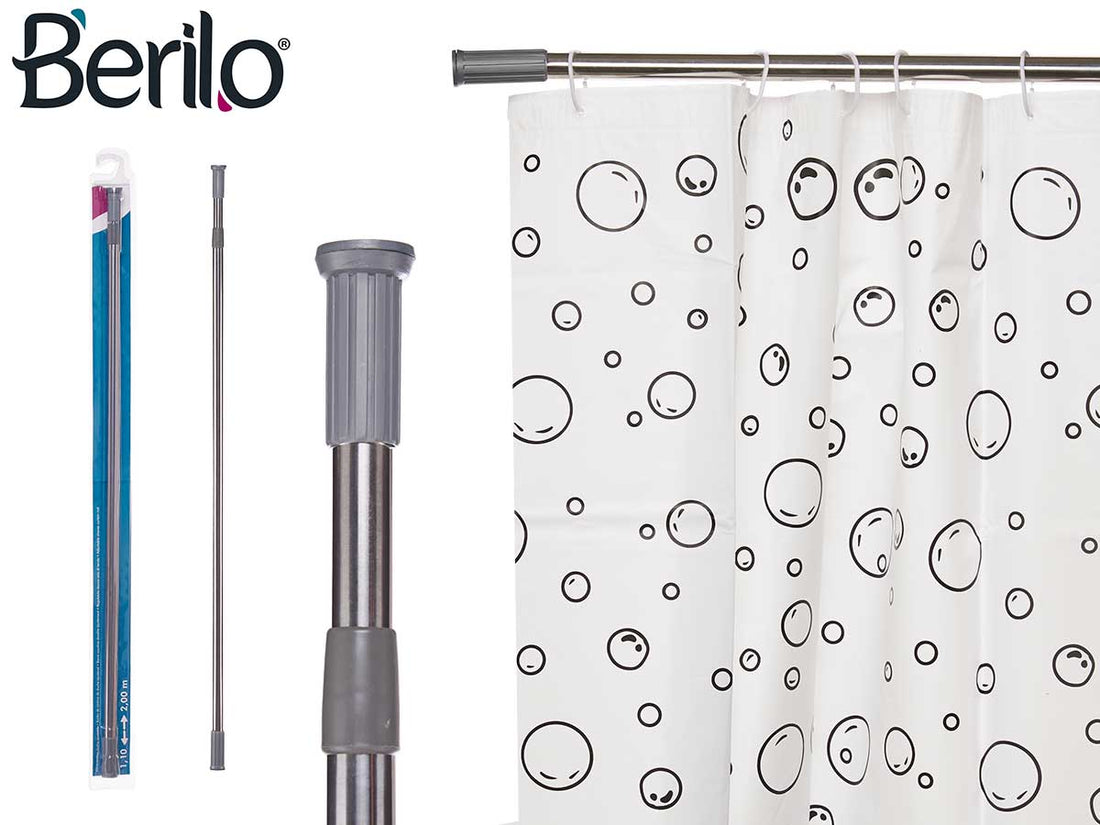 Aluminum Extendable Shower Curtain Rod