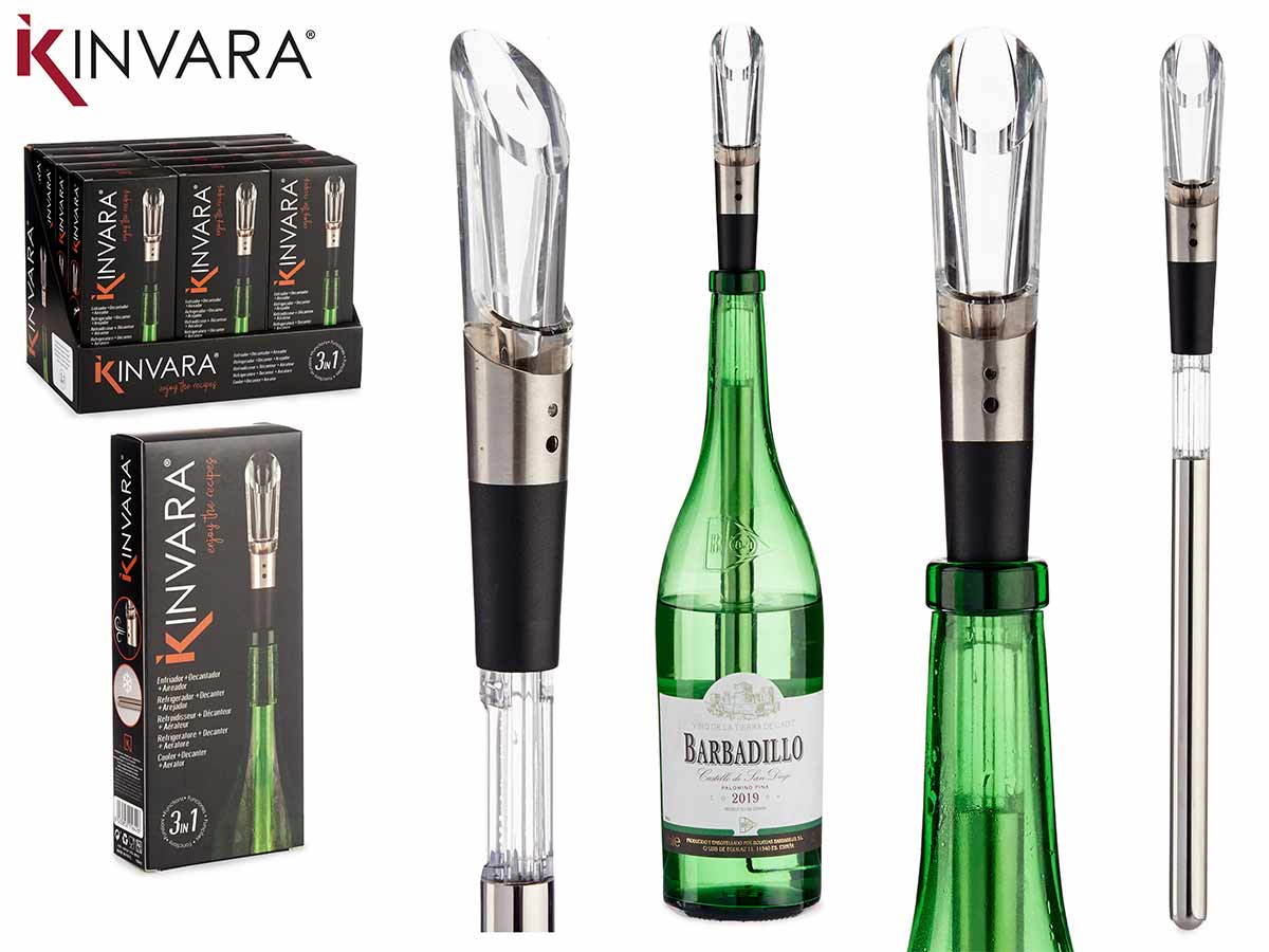 Cooler, Decanter And Wine Aerator