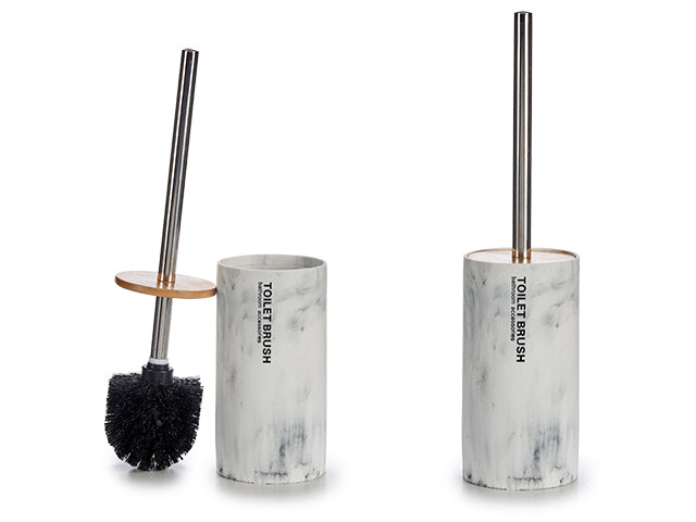 Marble Toilet Brush With Close Holder