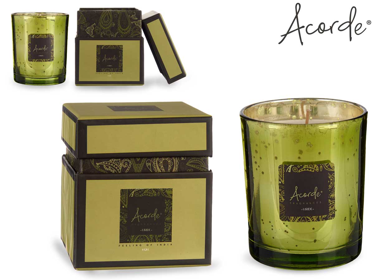 Lime Gree Tea Scented Candle 42h With Box