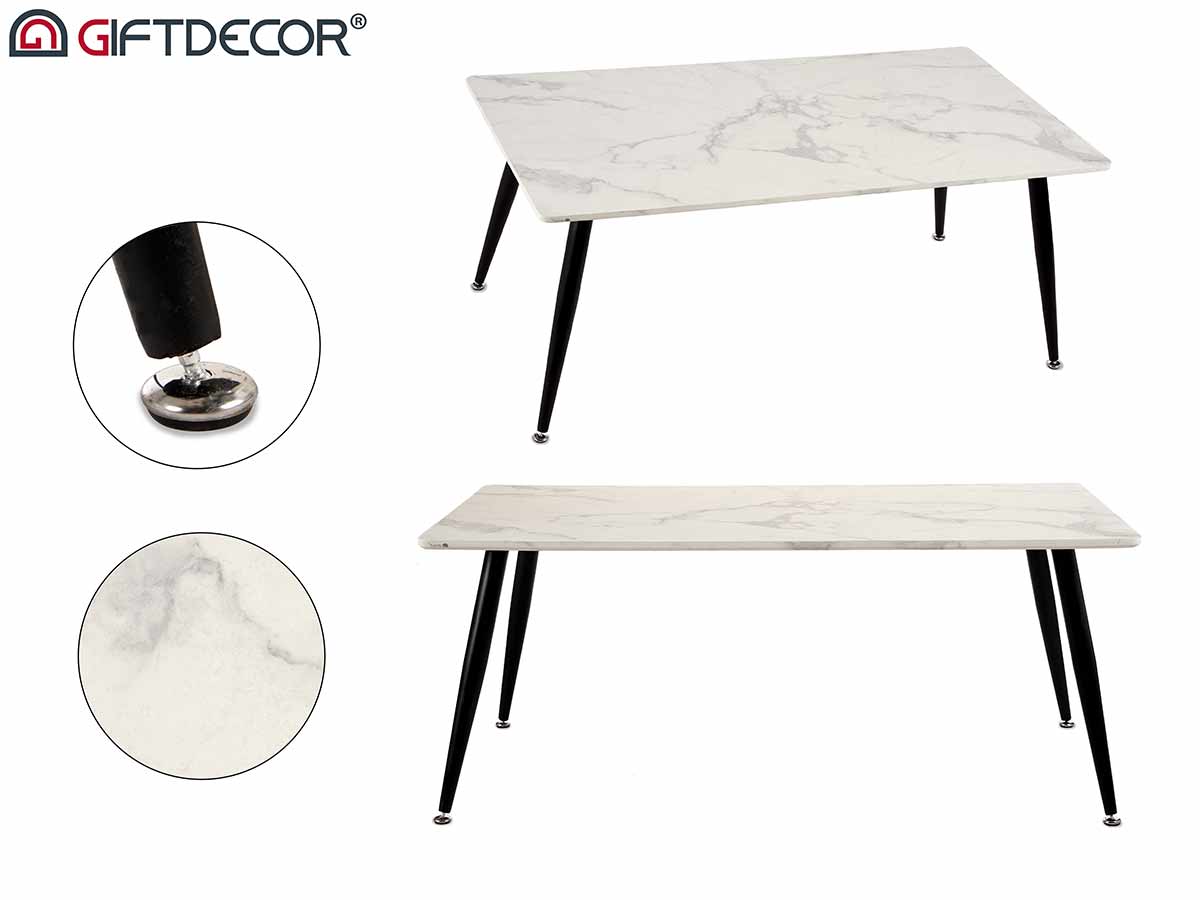 Side Table White Marble