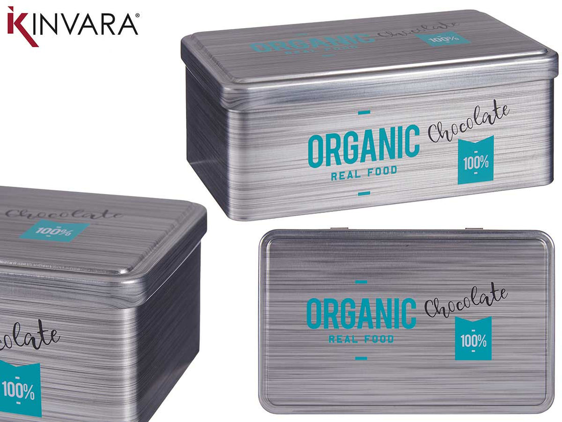 Rectangular Tin Chocolate Organic Can