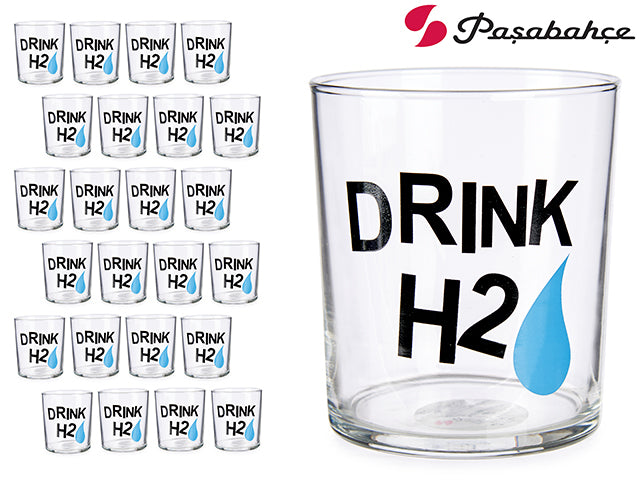 Bistro Pinta Decorated Glass H2O 380 Ml