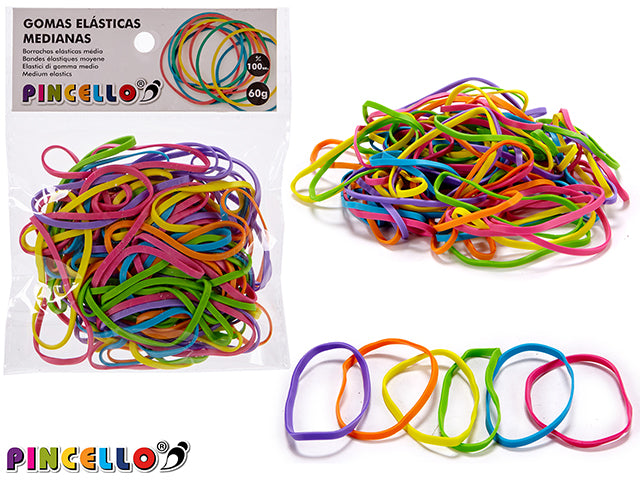 Set Rubber Band Colours Med