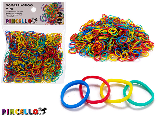 Set Gomas Colores Mini Tamaño