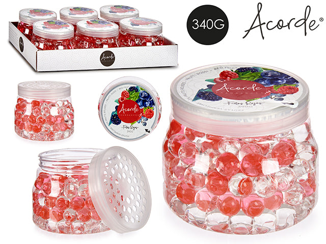 Perlas de Gel Perfumadas de Frutos Rojos 340 gr