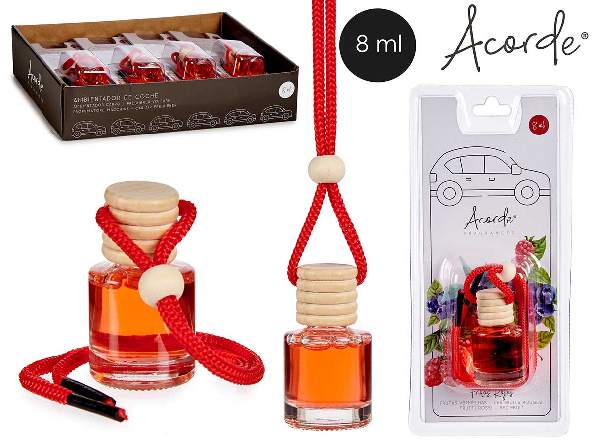 Ambientador Coche Frutos Rojos 8 ml