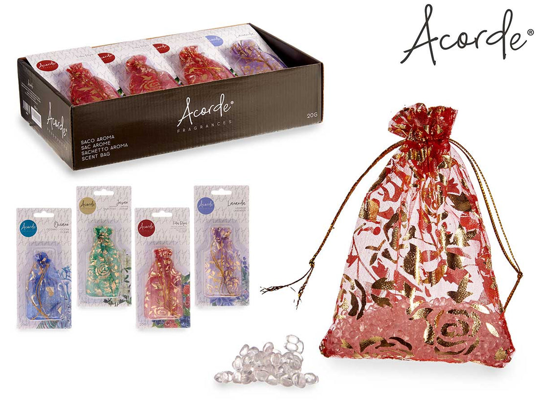 4 Assorted Scents Air Freshener Small Bag 20 gr