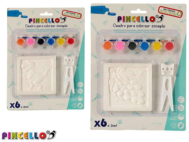 Moldura de gesso 6 designs variados