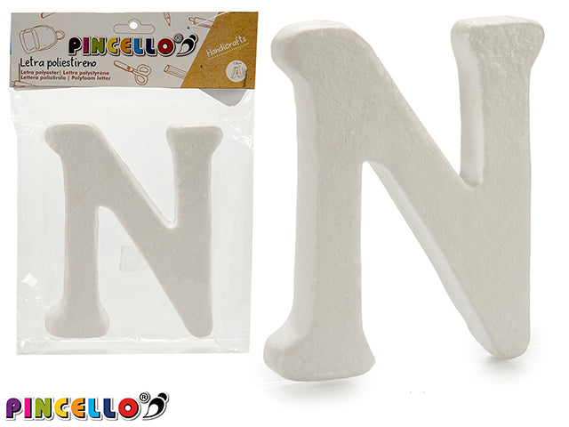 Polyestyrene Letter N 13,5X15Cm