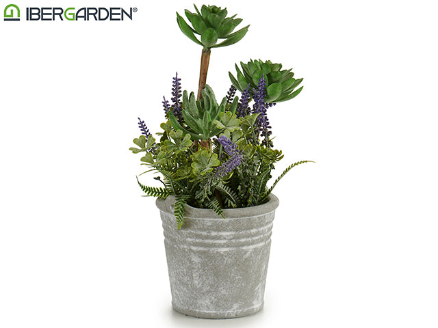 Planta artificial Concreto Flowerp Flower Sma