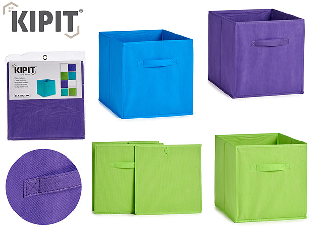 Fold Storage Box 31X31 3 Bright Colors