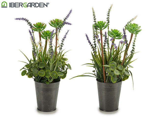 Metal Lavender Flowerpot Mix 2 Models