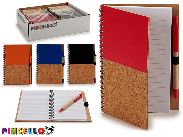 Notebook 12,5X18Cm Wooden Cover M4 140 P