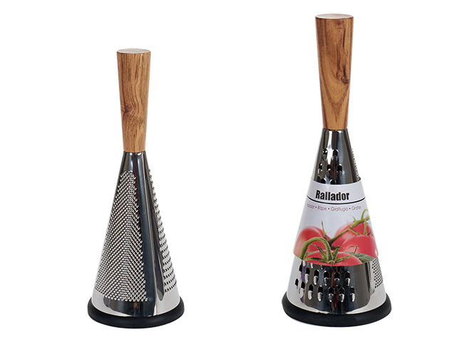 Stainless Steel Grater Wooden Handle