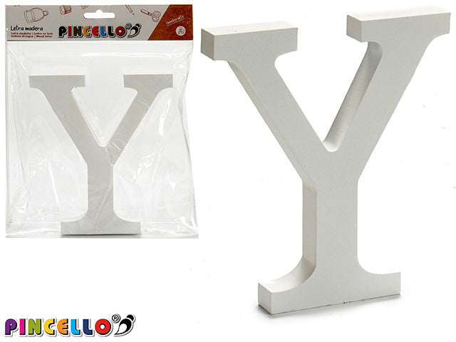 Wooden Letter Y White Color 1,8X15Cm