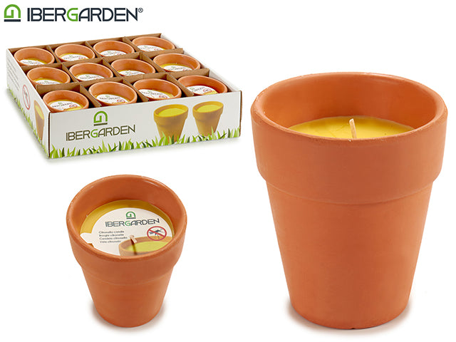 Citronella Candle Mud Pot