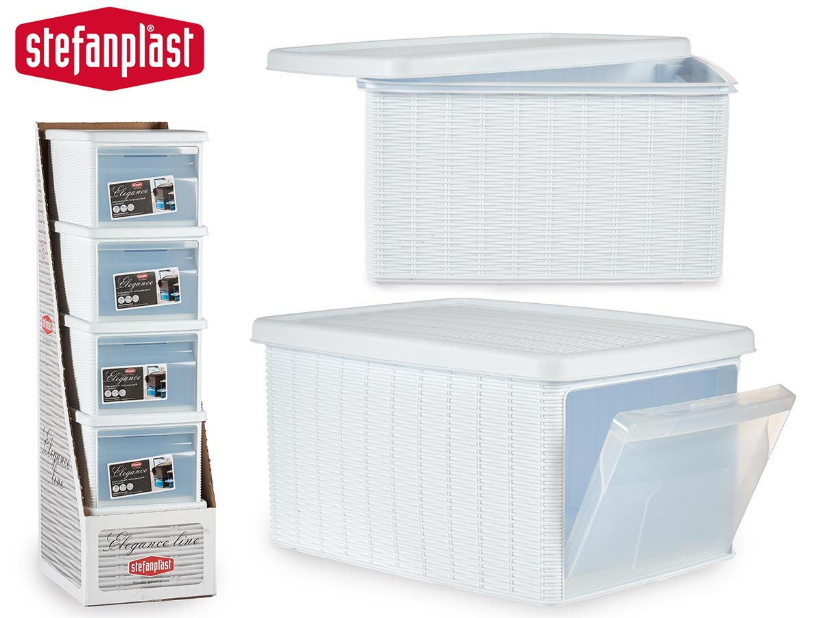 Caja Big Open Elegance Blanca 15L