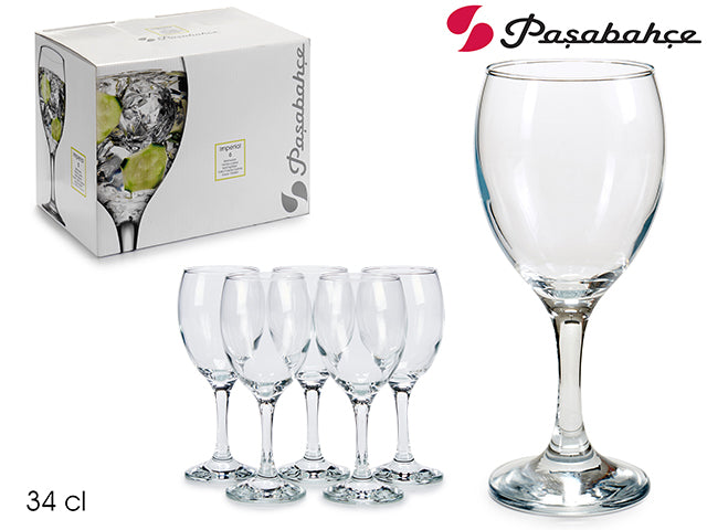 Set Of 6 Water Glasses Imperial 34 cl