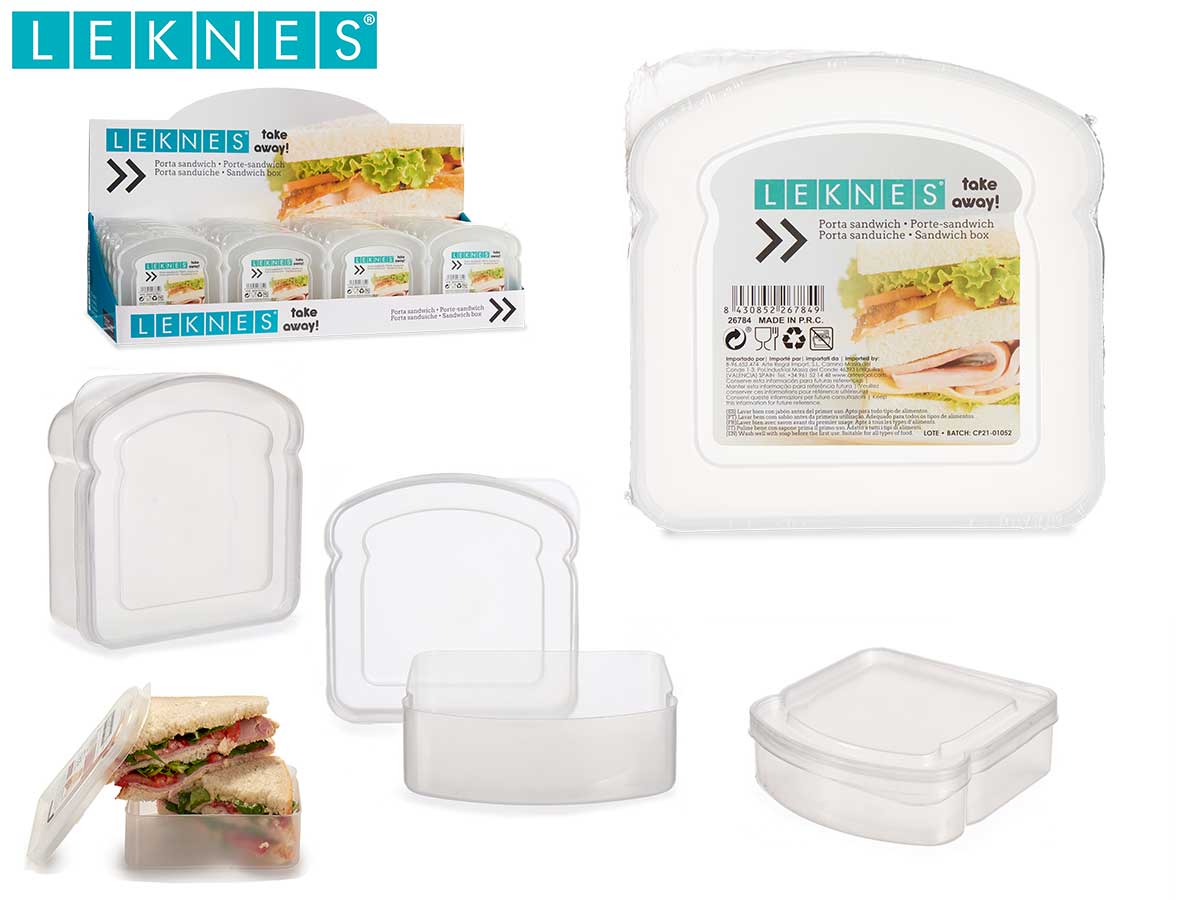 Transparent Plastic Sandwich Container