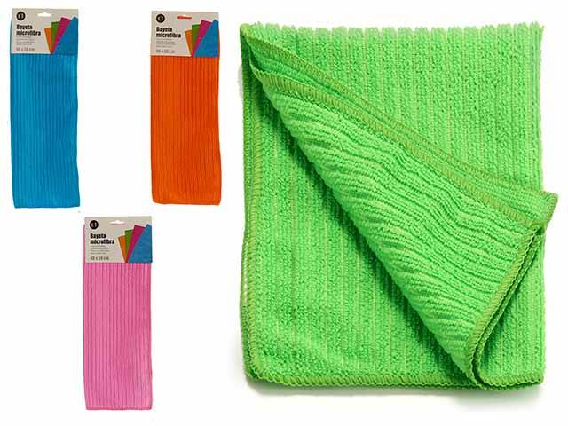 Microfiber Cloth 40X30Cm Stripes Mix 4 C