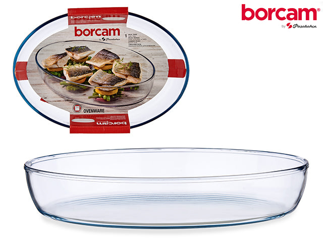 Glass Oval Tray 3300 ml