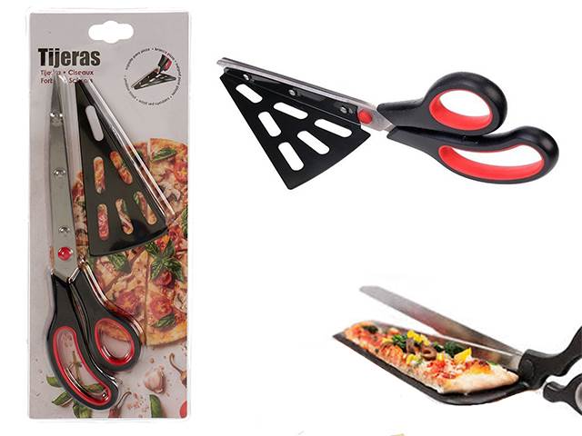 Tijeras De Cocina Con Soporte Para Pizza