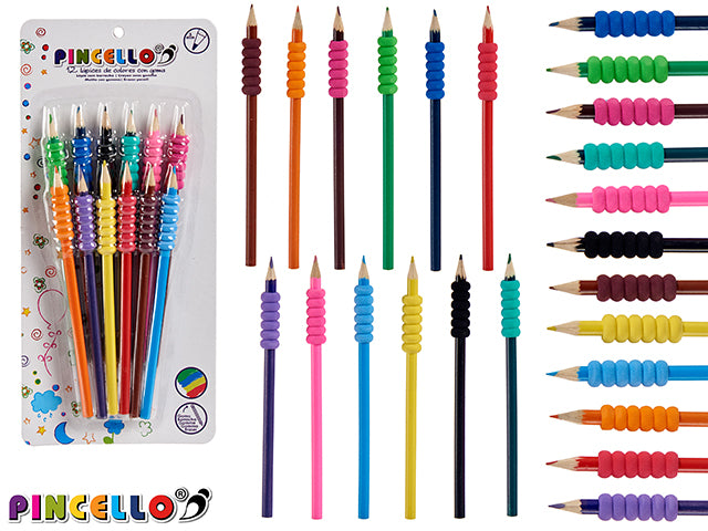 Set 12 Colors Wood Pencils