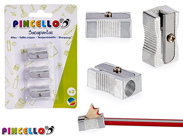 Set 3 Aluminium Sharpener