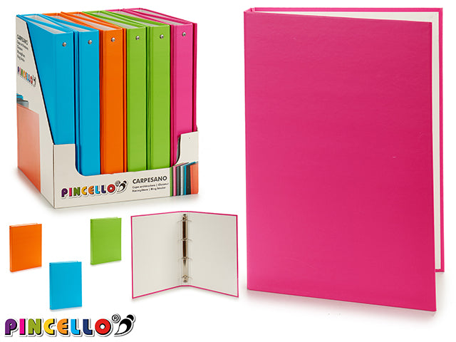 4 Ring Binder A4 Size Mix 4 Colours