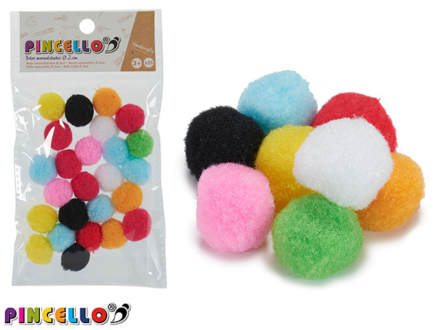 Set 25 Handicrafts Balls Diam 2Cm