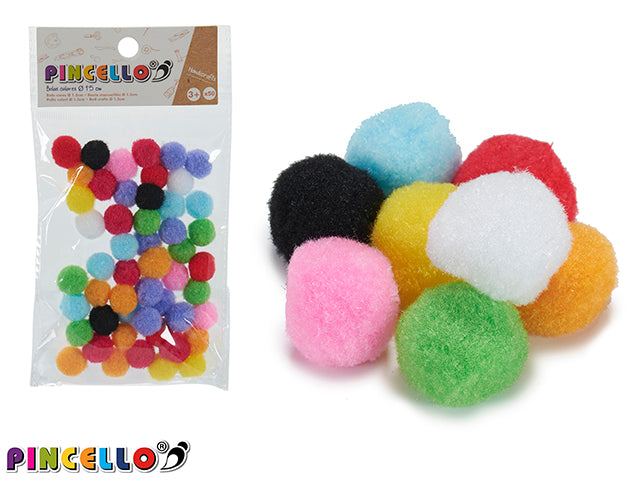 Set 50 Handicrafts Balls Diam 1,5Cm