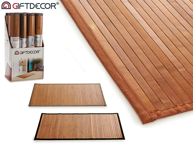 Bamboo Dark Carpet Non Slippery Sur3