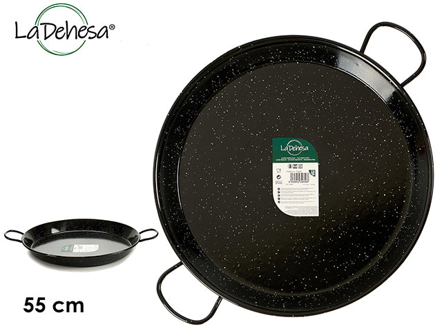 Enameled Paella Pan 55 cm 16 Portions