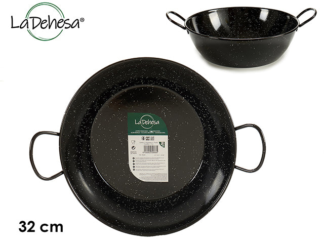 Deep Enameled Frying Pan 32 cm