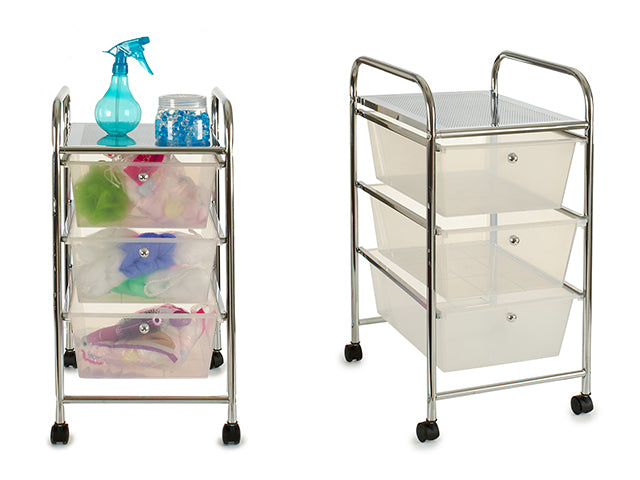 Storage Trolley 3 Drawers