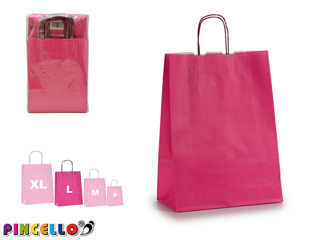 Pink Paper Bag Med