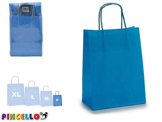 Blue Paper Bag Mini