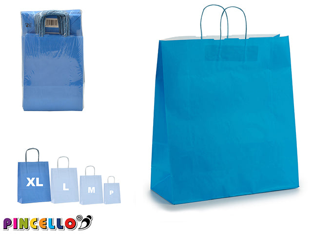 Blue Paper Bag Big