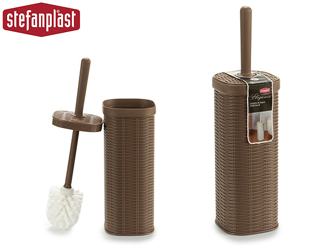 Beige Elegance Toilet Brush With Close Holder