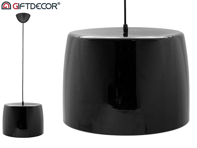 Black Round Lamp With Acrylic